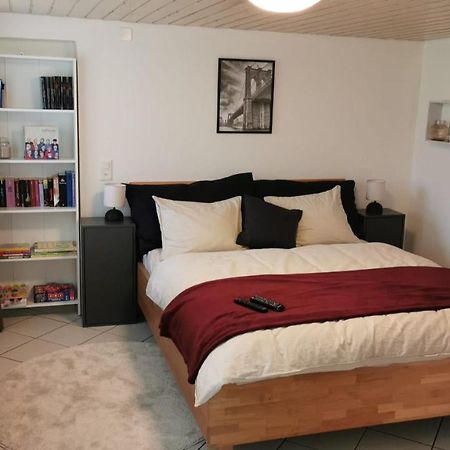 Schönes Studio mit Sitzplatz, mitten im Prättigau Jenaz Exterior foto