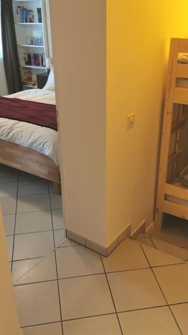 Schönes Studio mit Sitzplatz, mitten im Prättigau Jenaz Exterior foto